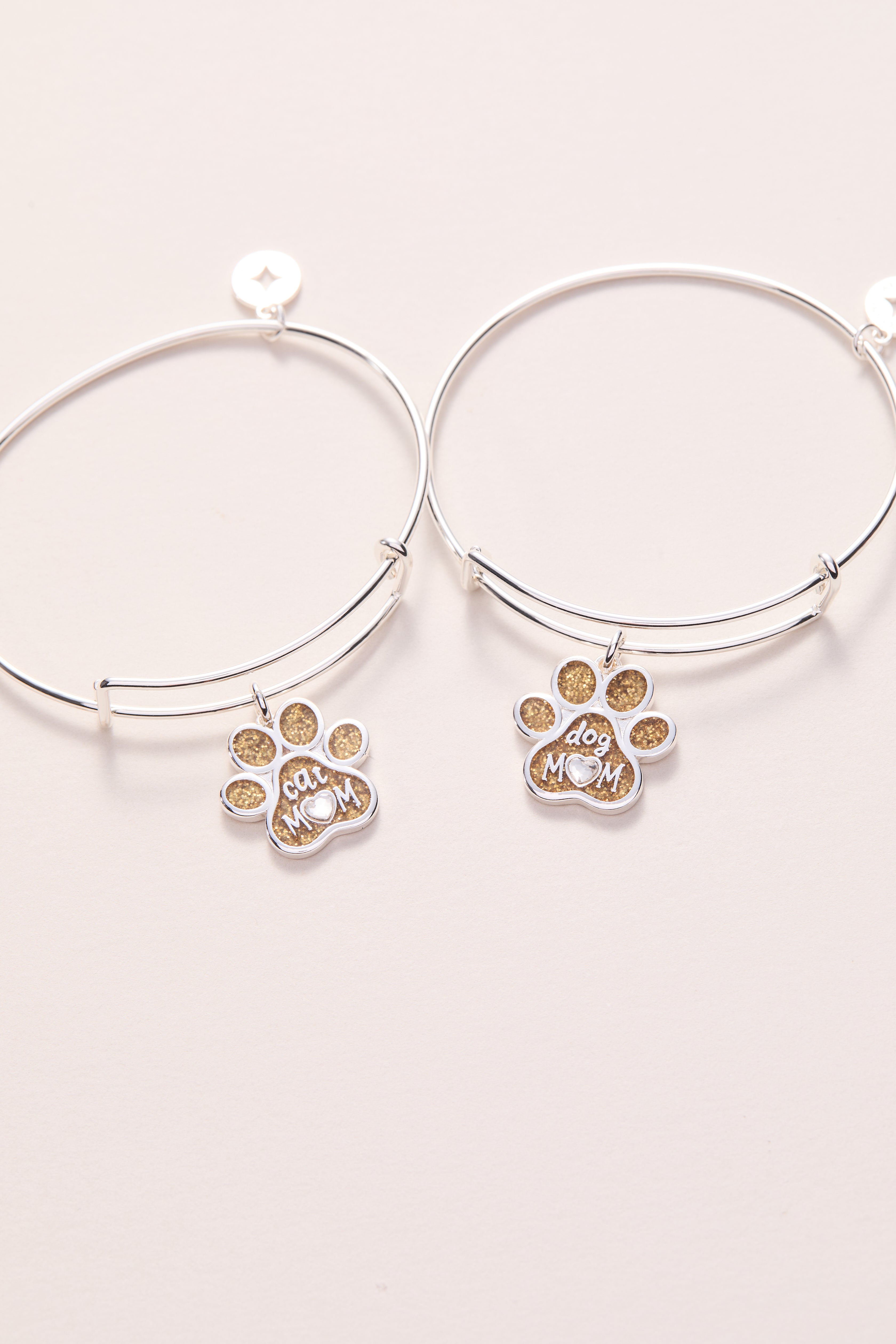 Cat Mom Charm Bangle