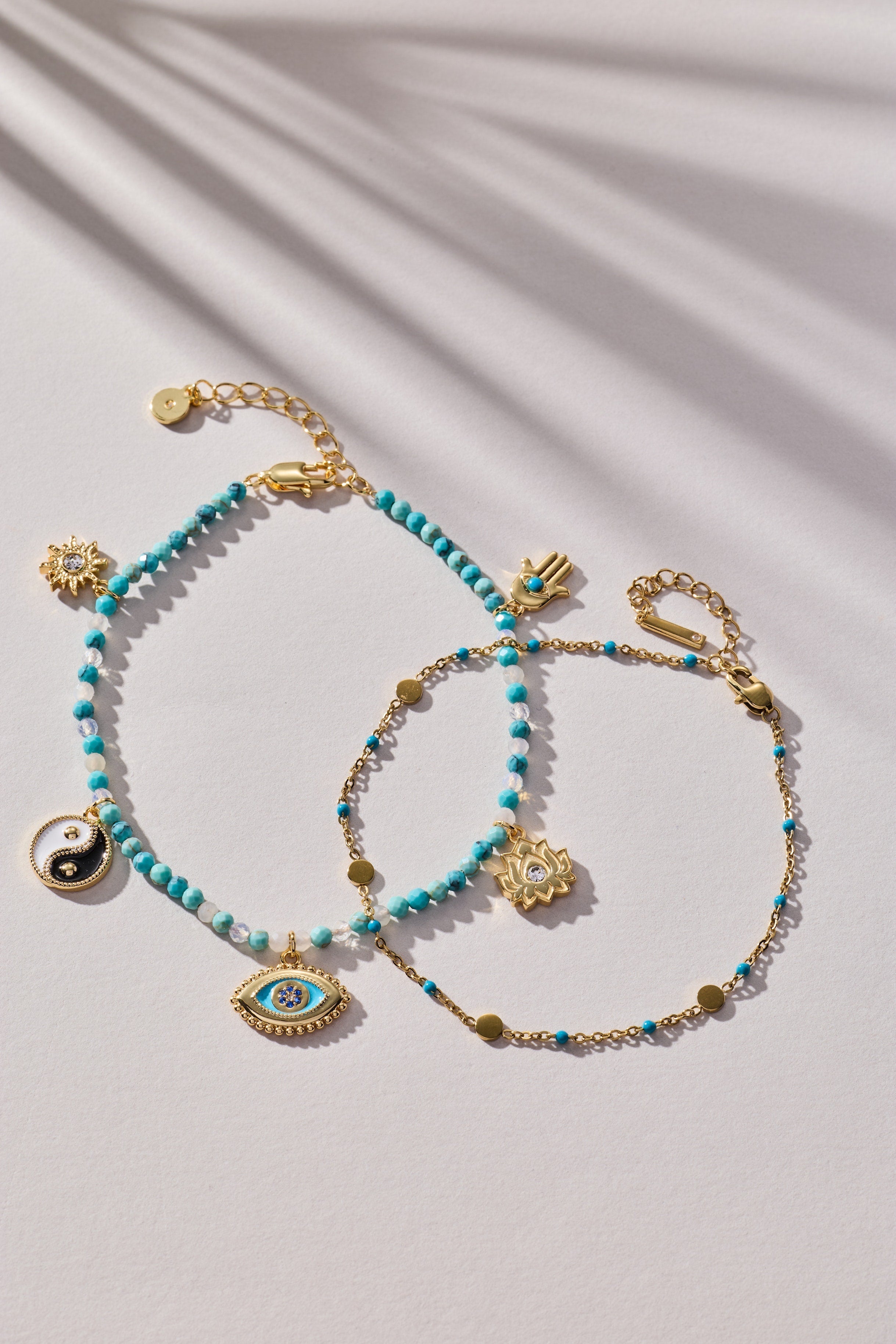 Healing Stone Charm Anklet
