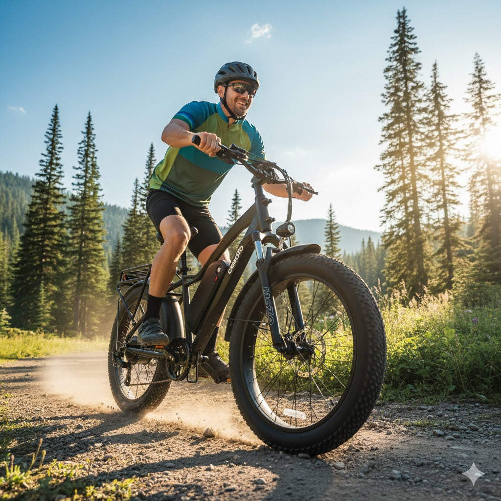 CEMOTO B28D | 26" Fat Tire Mountain Ebike All-Terrain Electric Bike