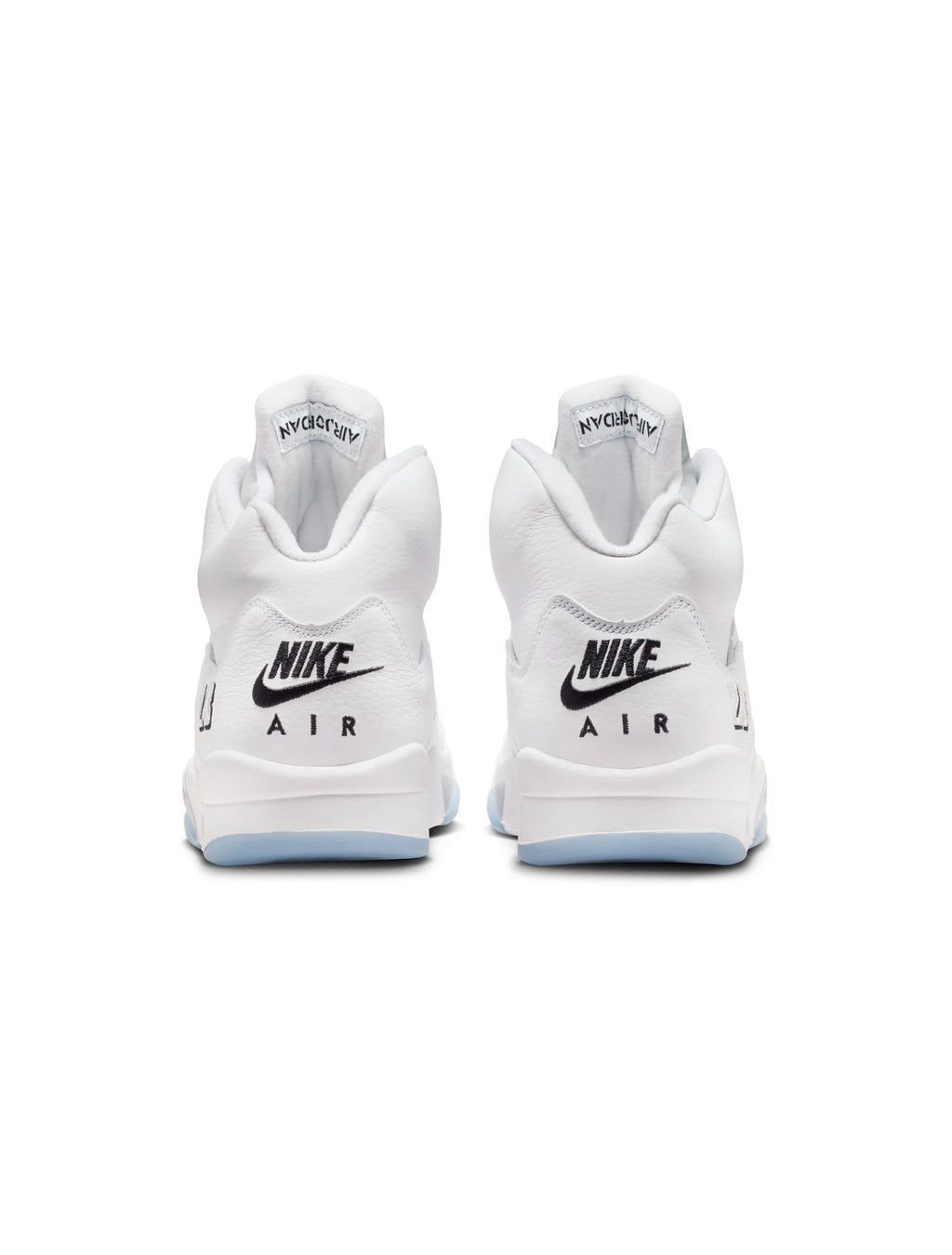 Air Jordan Mens 5 Retro - White Metallic
