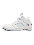 Air Jordan Mens 5 Retro - White Metallic