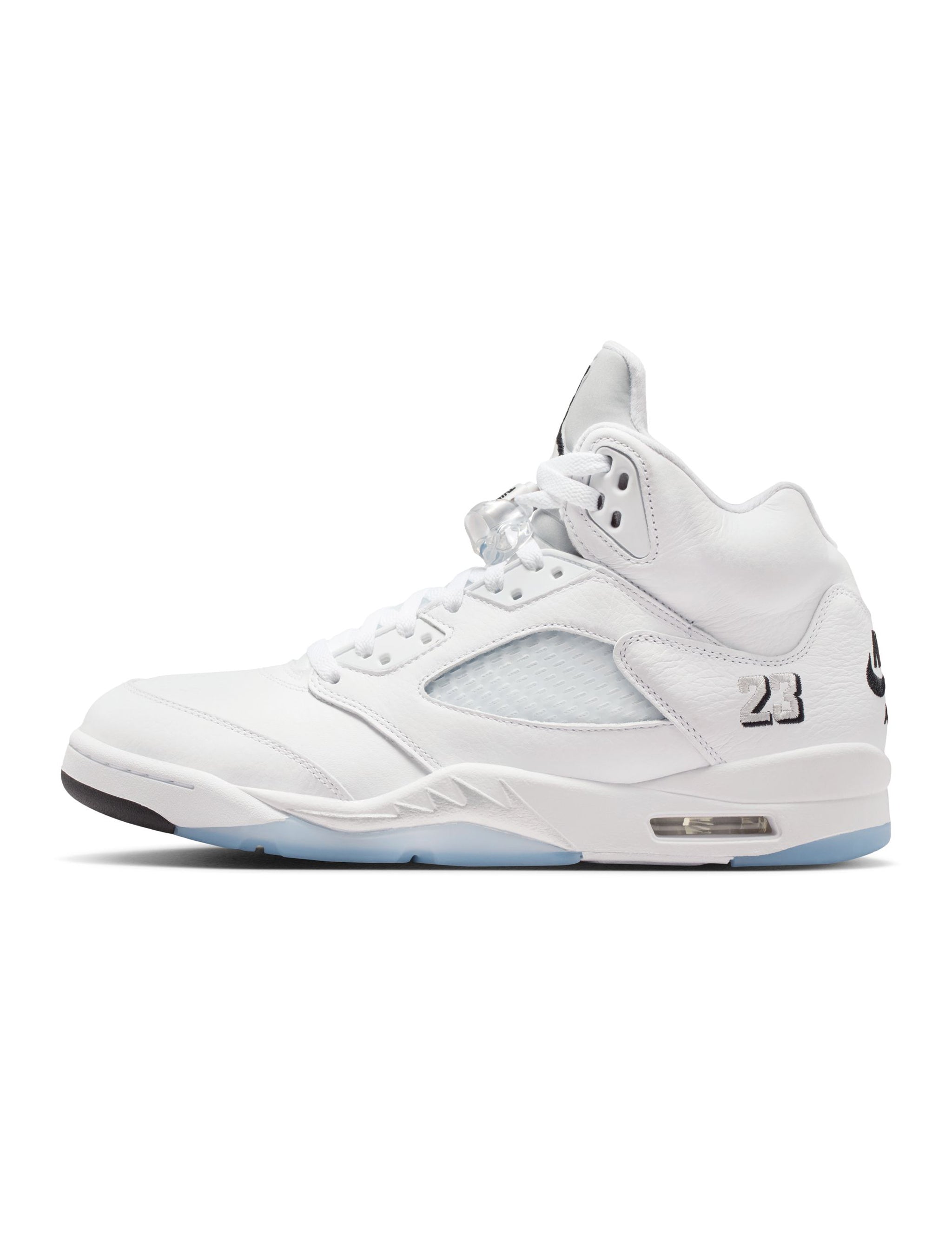 Air Jordan Mens 5 Retro - White Metallic