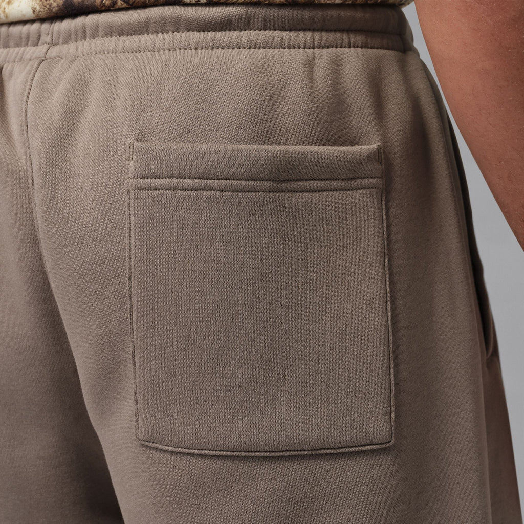 Air Jordan Mens Oversized Open Hem Sweatpants - Olive Grey