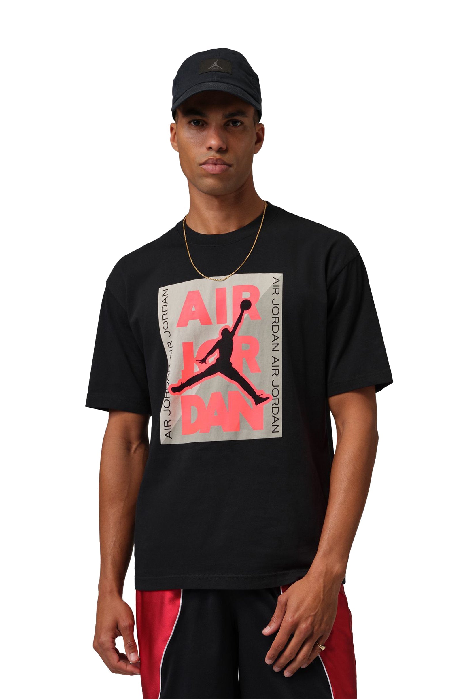 Air Jordan Mens Jordan Tee - Black