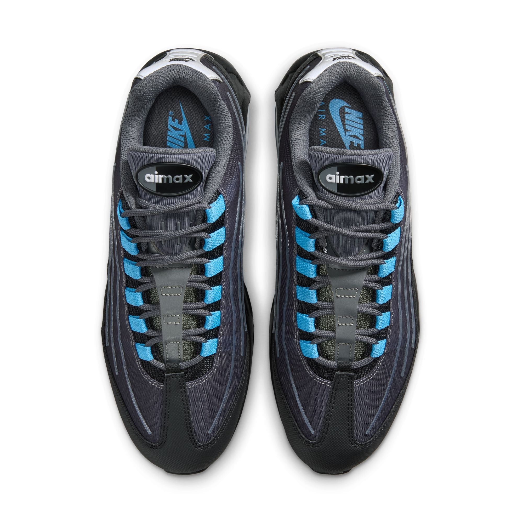 Nike Mens Air Max 95 Tech - Black/University Blue