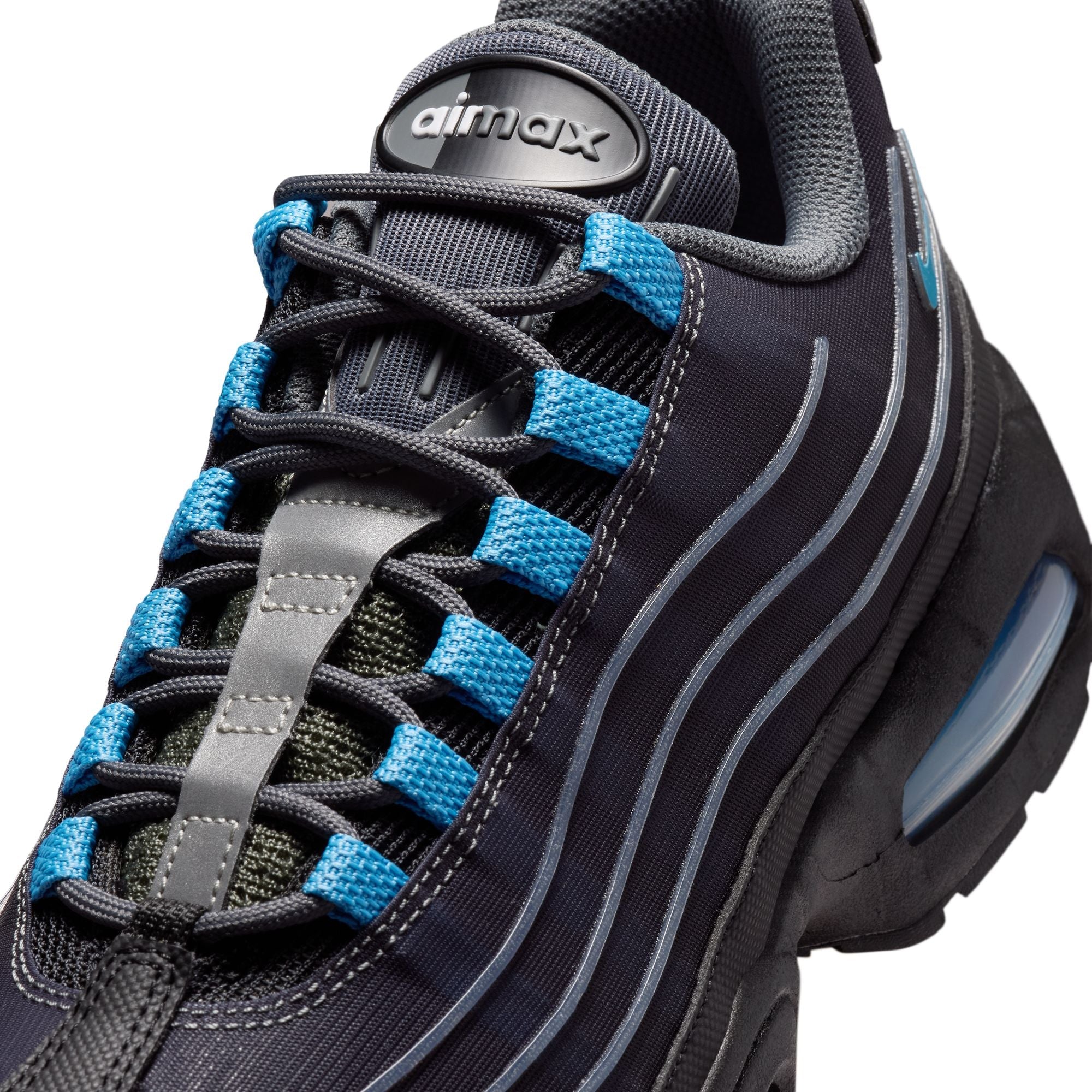 Nike Mens Air Max 95 Tech - Black/University Blue