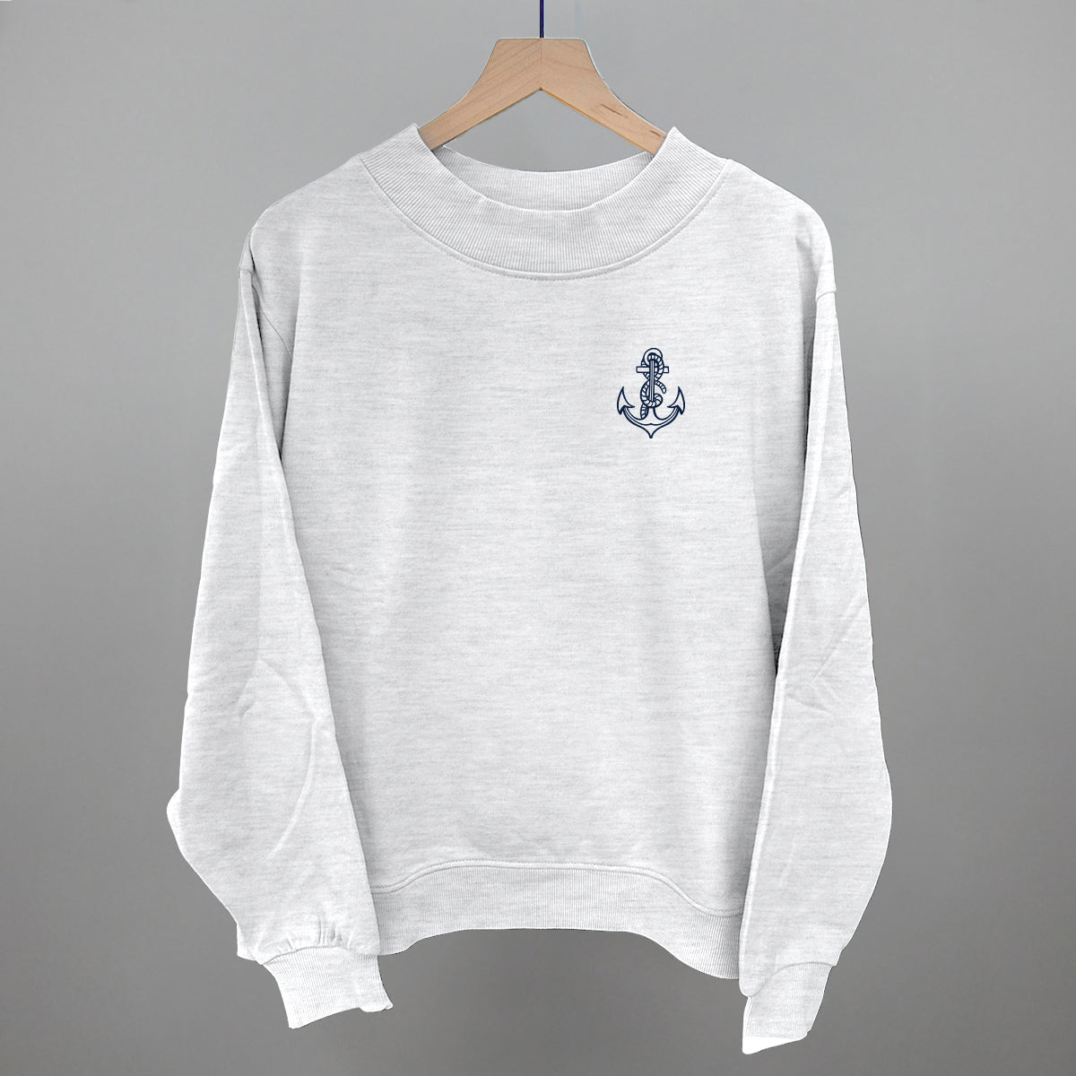 Anchor Doodle (Navy Blue) (Left Chest)