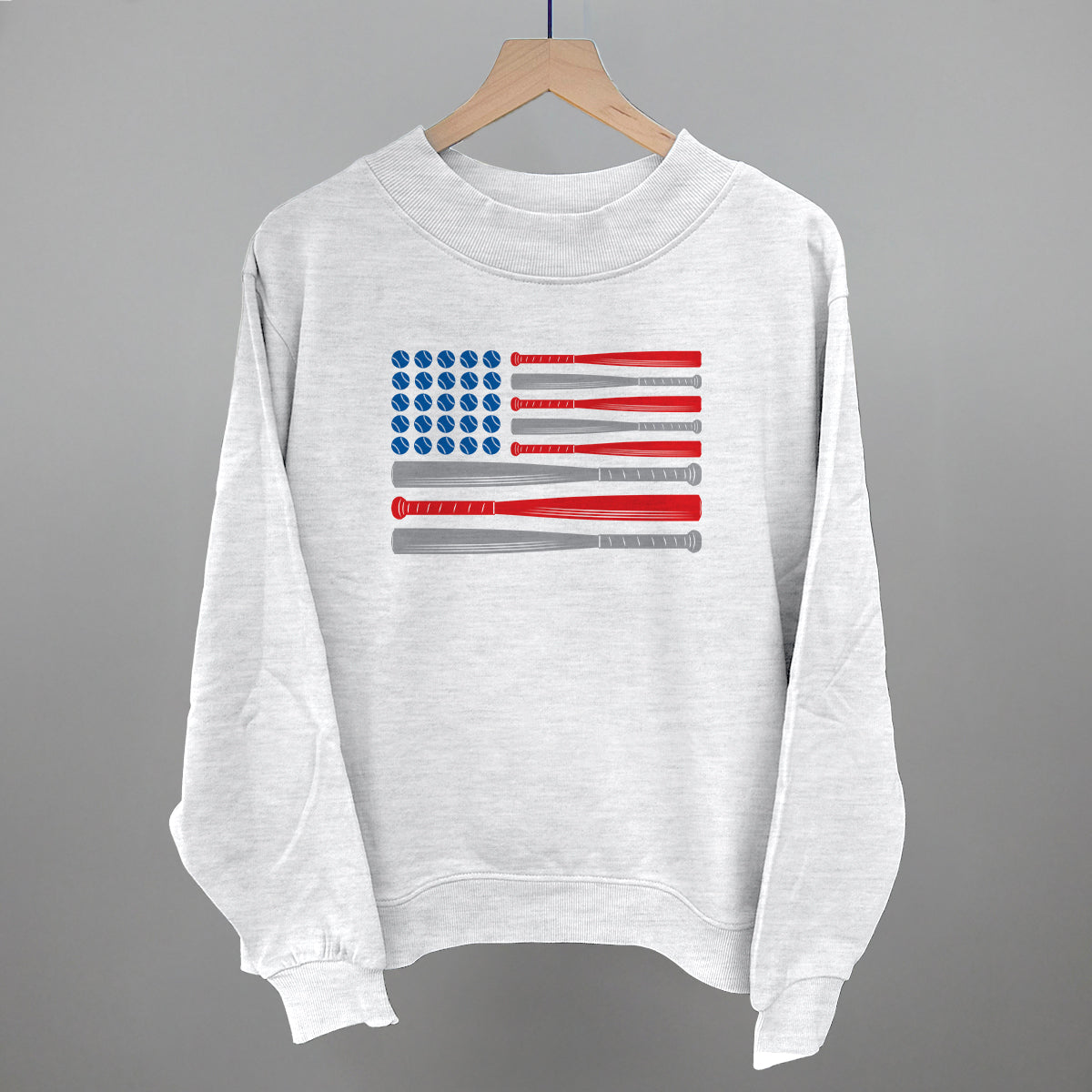 Baseball American Flag