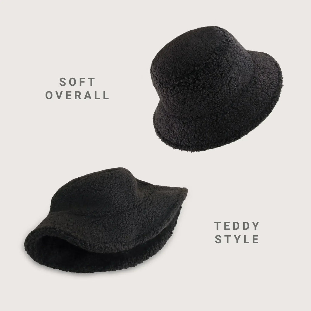 🧸 ChoKoLids Sherpa Bucket Hat – Soft Comfort Meets Sun Protection