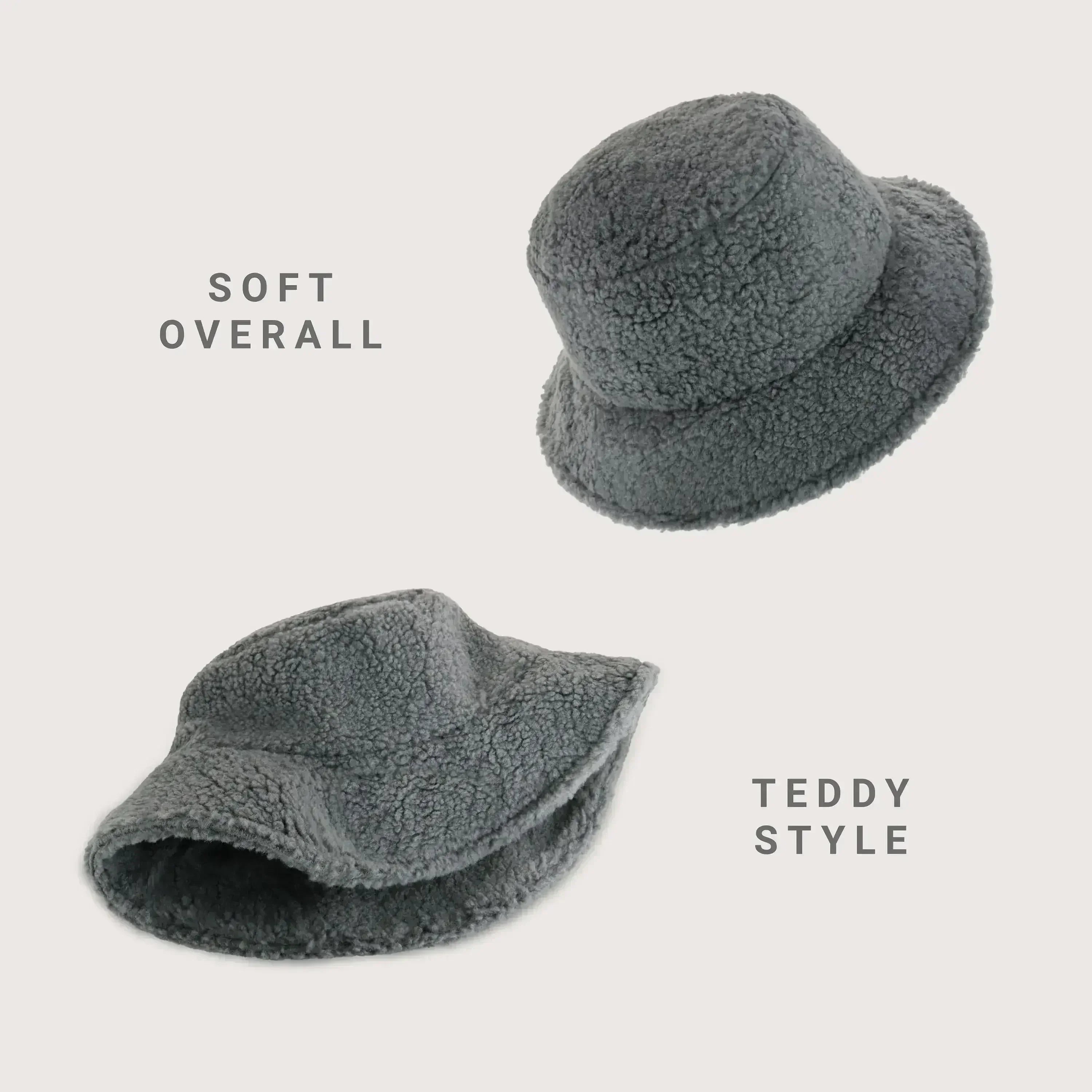 🧸 ChoKoLids Sherpa Bucket Hat – Soft Comfort Meets Sun Protection