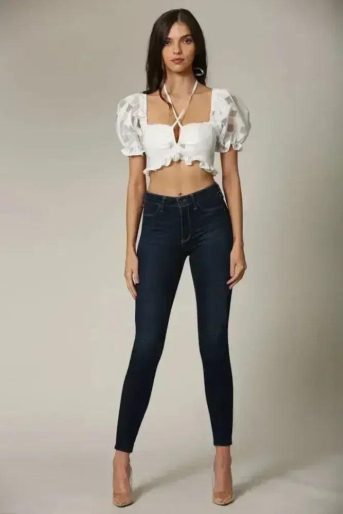 Square Neck Puff Sleeve Top – Elegant & Trendy for Every Occasion