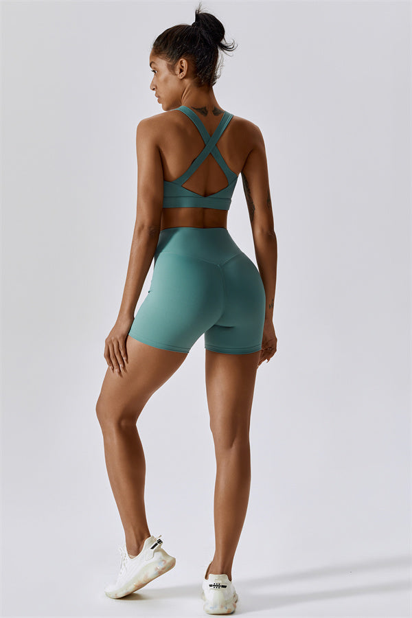 The Eloise Sports Bra Shorts 2-Piece Set