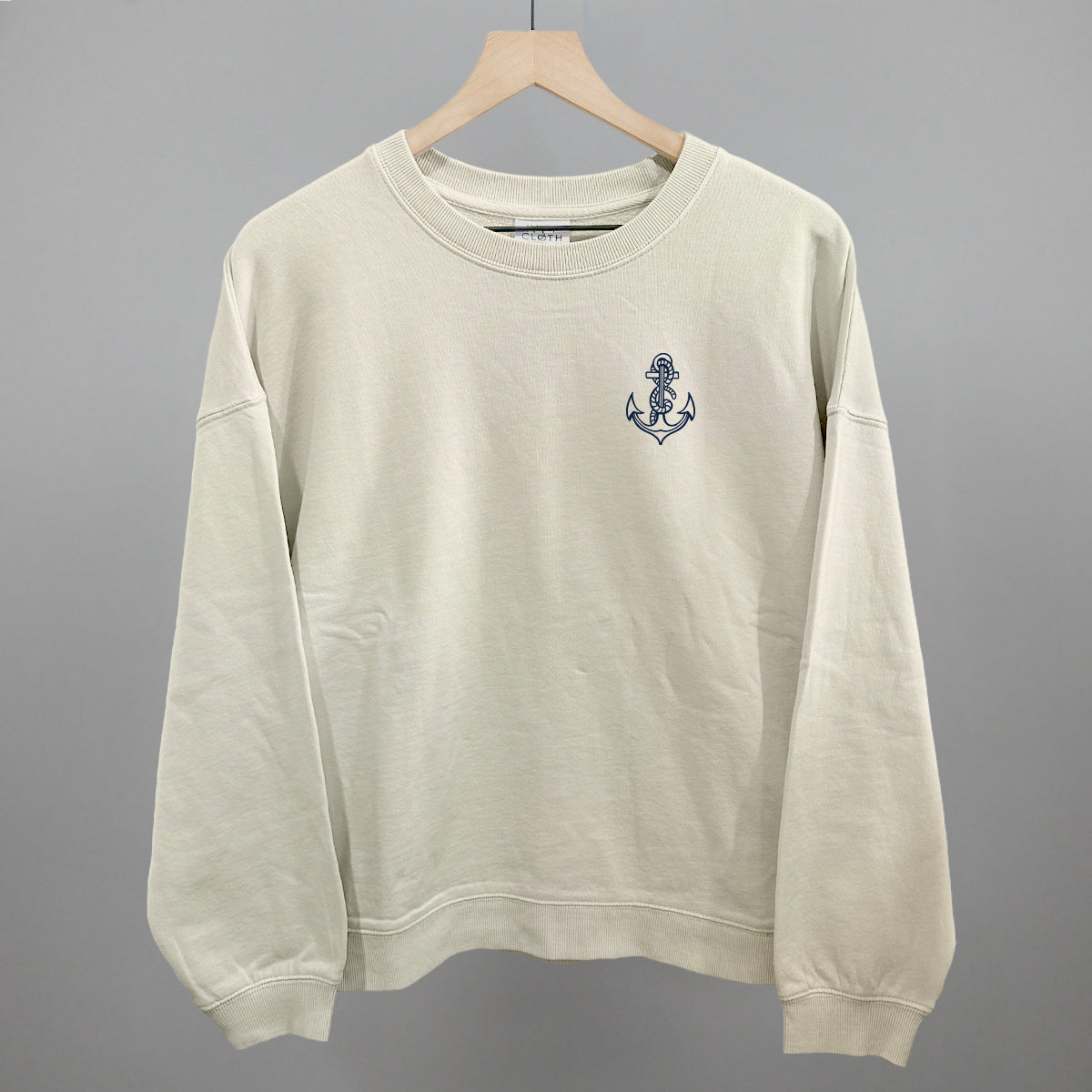 Anchor Doodle (Navy Blue) (Left Chest)