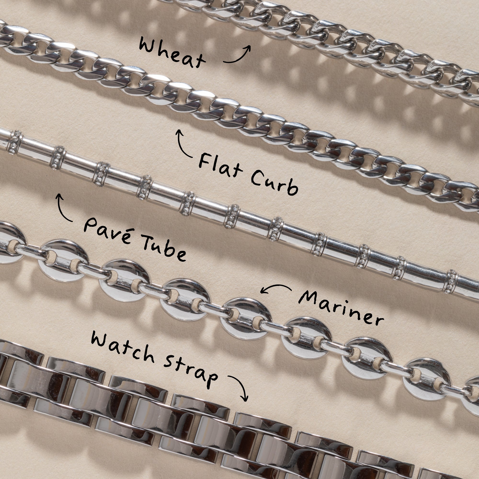 Adjustable Wheat Chain Bracelet