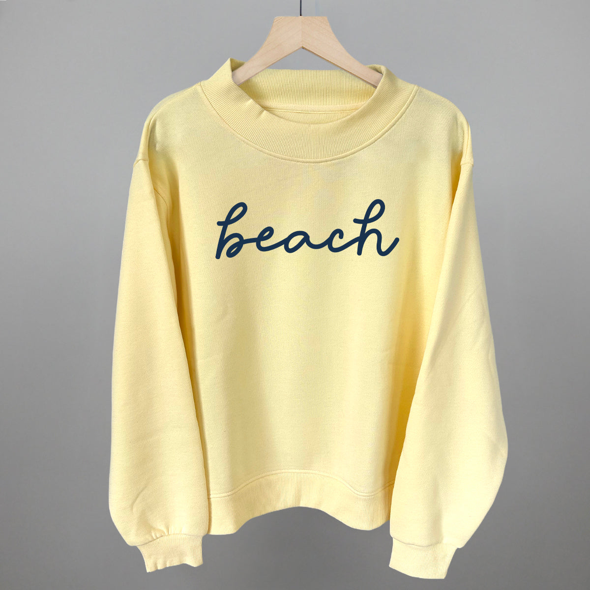 Beach (Blue Script)