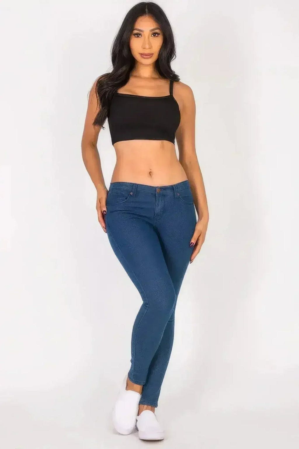 Ribbed Knit Cami Crop Top