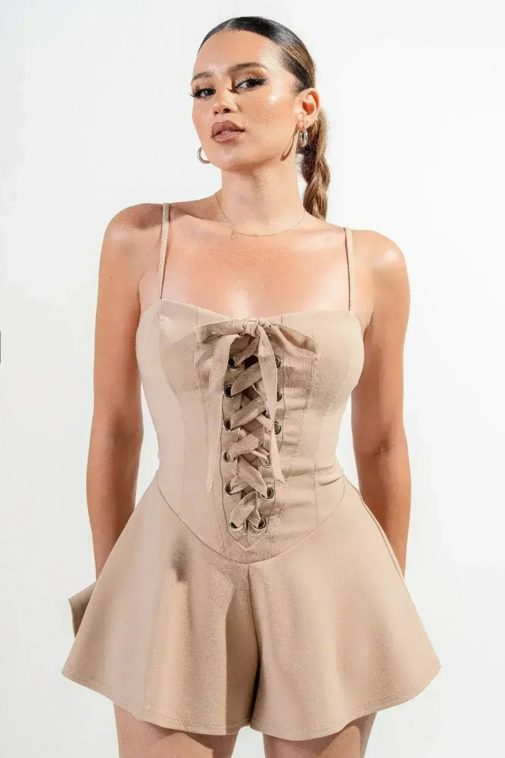 Stretch Woven Jumpsuit