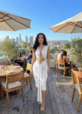 Body-con Midi Dress In A Vibrant