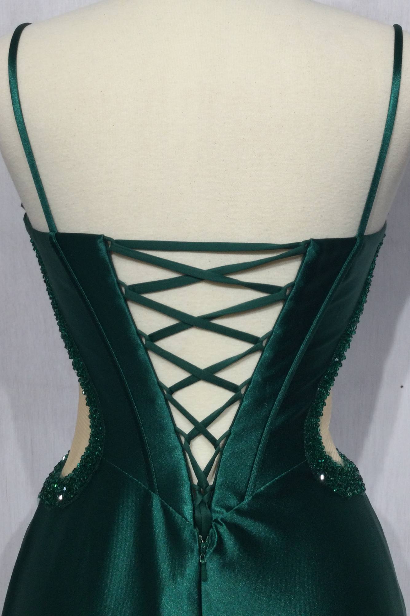 Cinderella Divine CD273 Floor Length Strapless Satin Corset Gown
