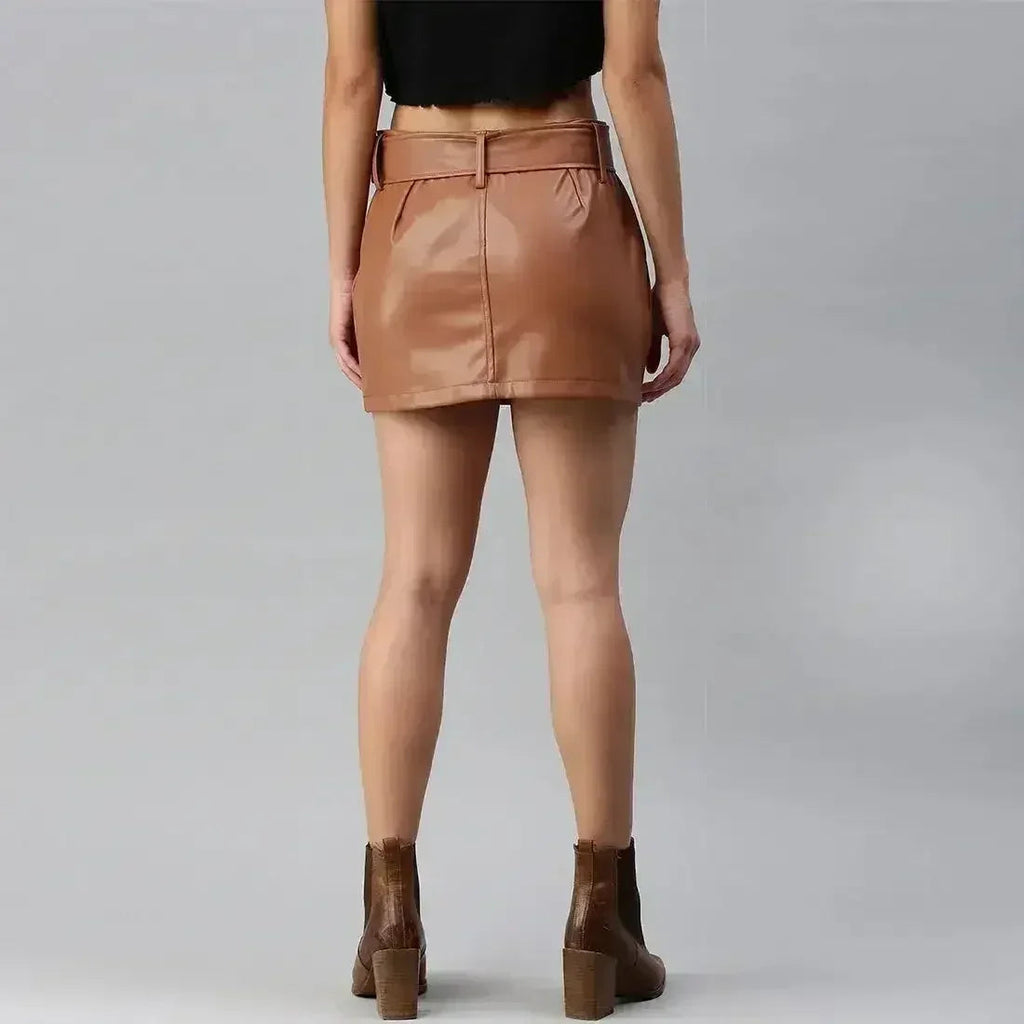 Bodycon Mini Slit Skirt