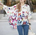 Butterfly Chiffon Top - Batwing Loose Blouse | Femstylo