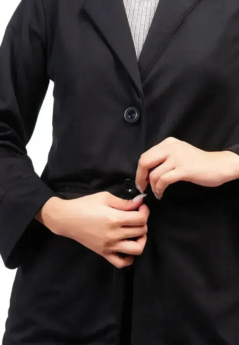 Casual Oversized Double Breasted Jacket