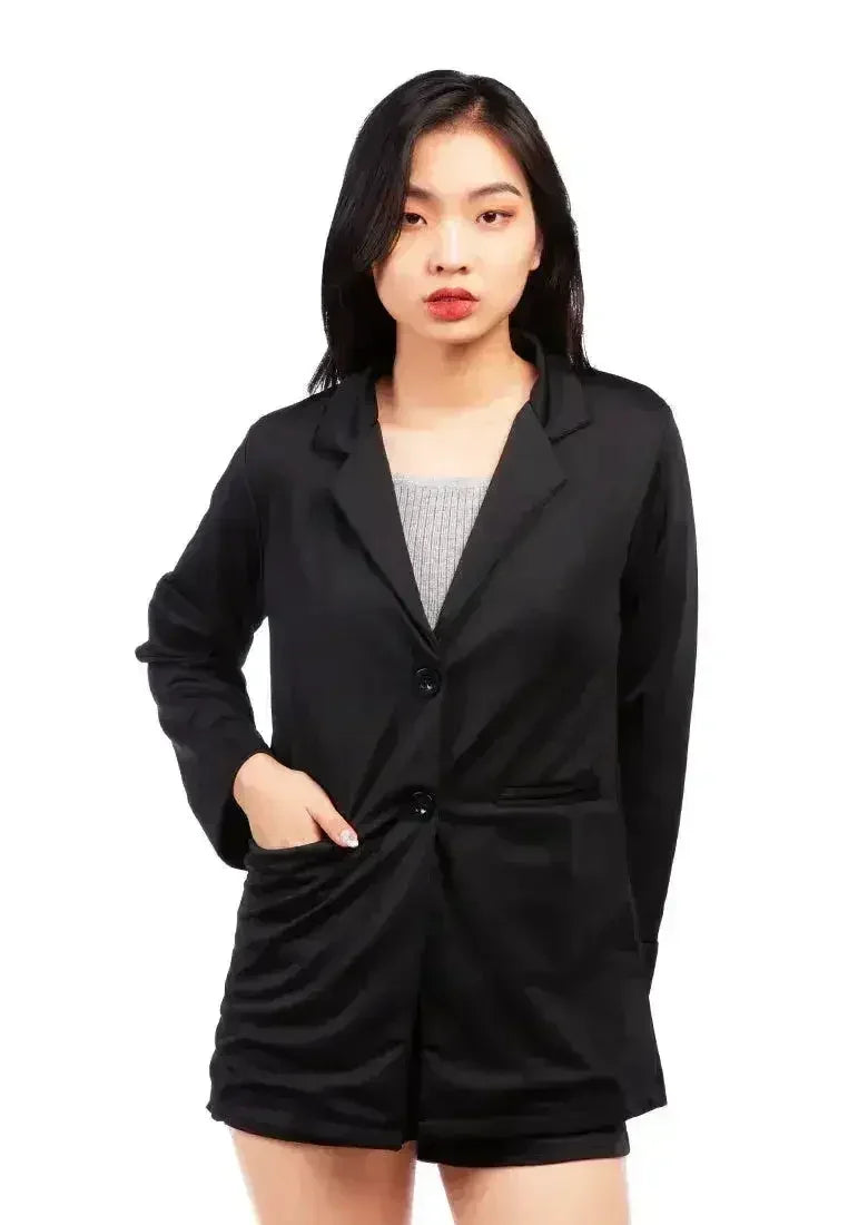 Casual Oversized Double Breasted Jacket