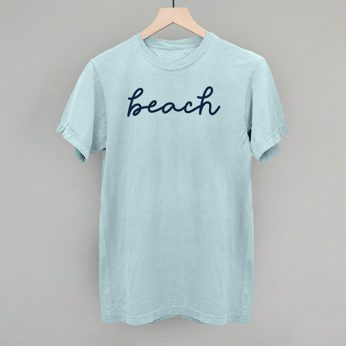 Beach (Blue Script)