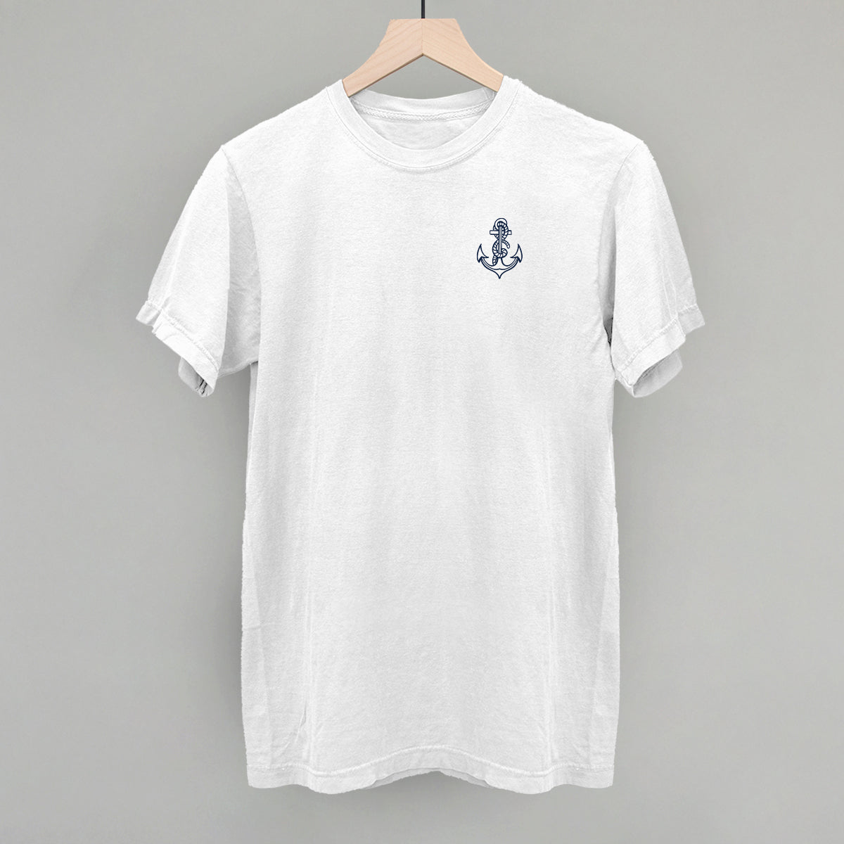 Anchor Doodle (Navy Blue) (Left Chest)