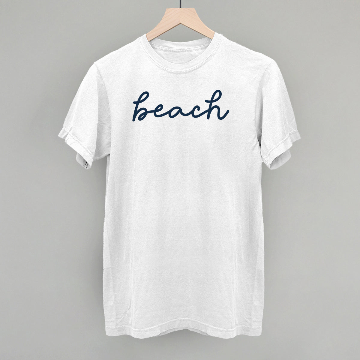 Beach (Blue Script)