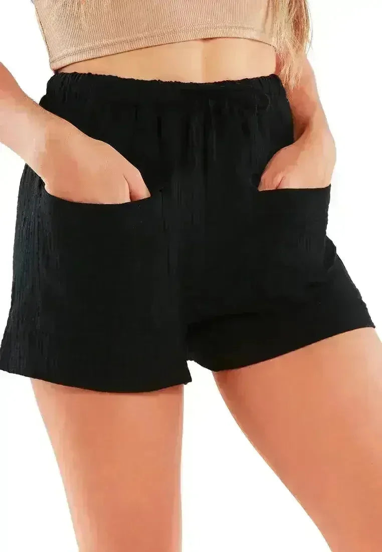 Drawstring Summer Shorts | Lightweight Beach Loungewear -  Femstylo