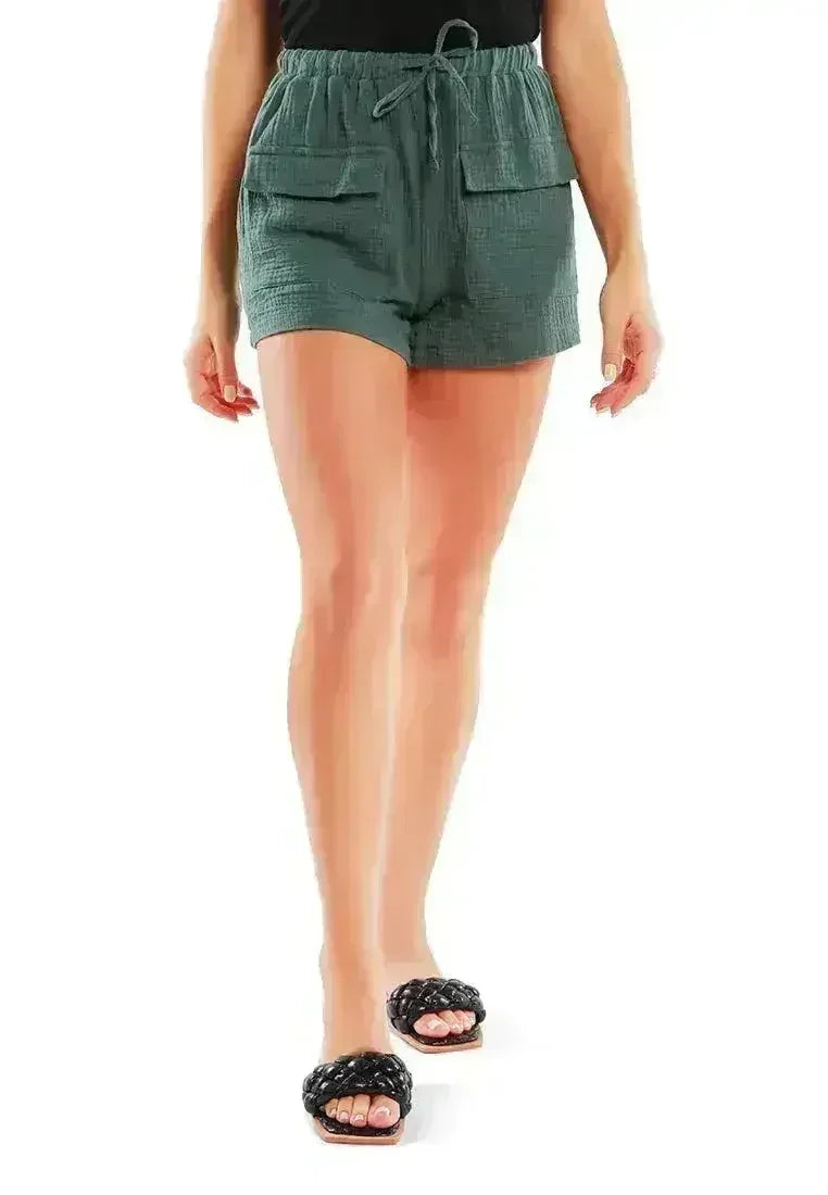 Drawstring Summer Shorts | Lightweight Beach Loungewear -  Femstylo