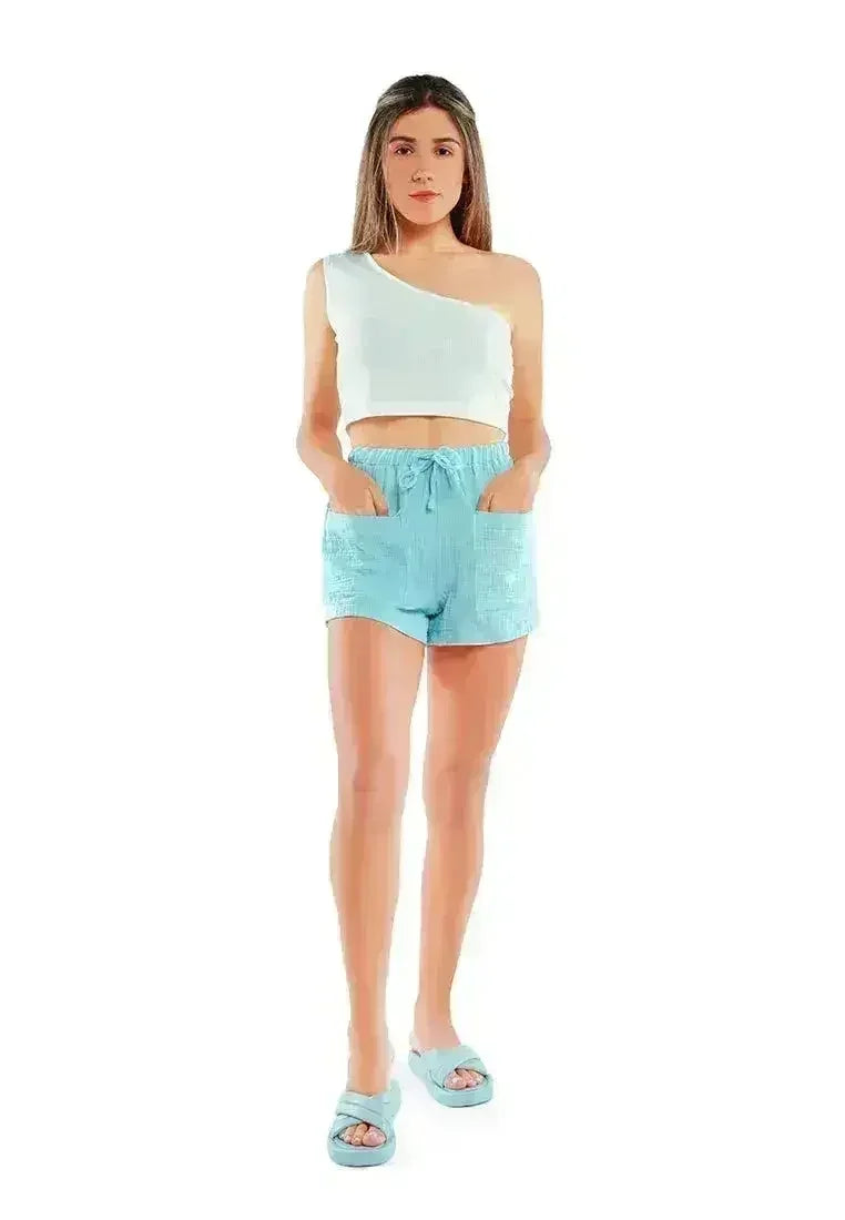 Drawstring Summer Shorts | Lightweight Beach Loungewear -  Femstylo