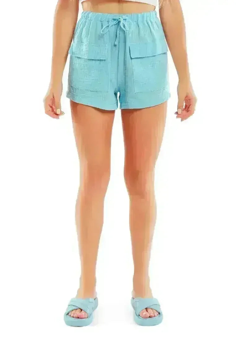 Drawstring Summer Shorts | Lightweight Beach Loungewear -  Femstylo
