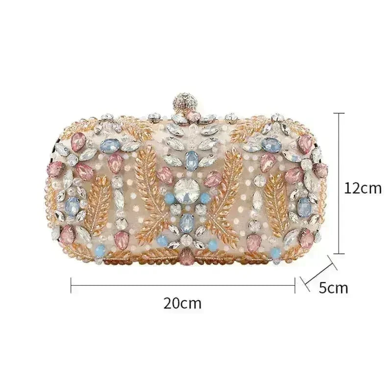Luxury Rhinestone Clutch Bag - Wedding & Party Purse | Femstylo