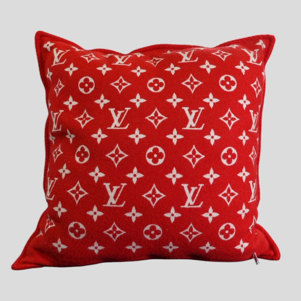 Louis Vuitton X Supreme Cashmere Pilllow