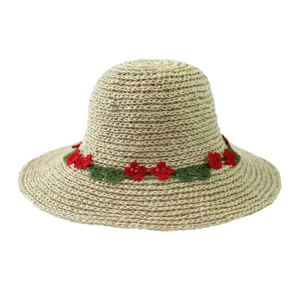 EVIE Bohemian Sunhat - Handwoven Straw Hat | Femstylo
