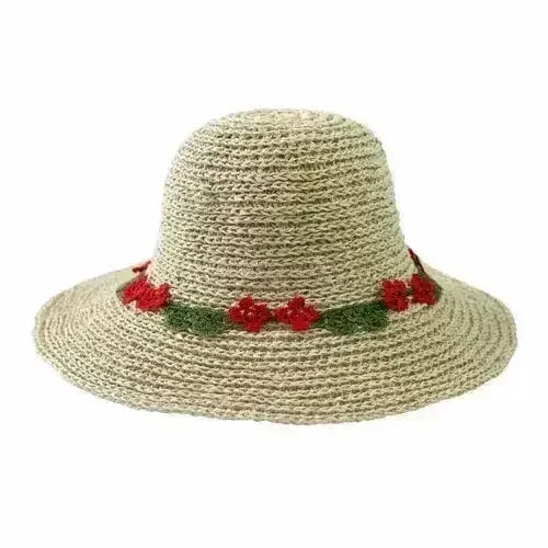 EVIE Bohemian Sunhat - Handwoven Straw Hat | Femstylo