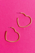 Timeless Hearts Earrings, Gold