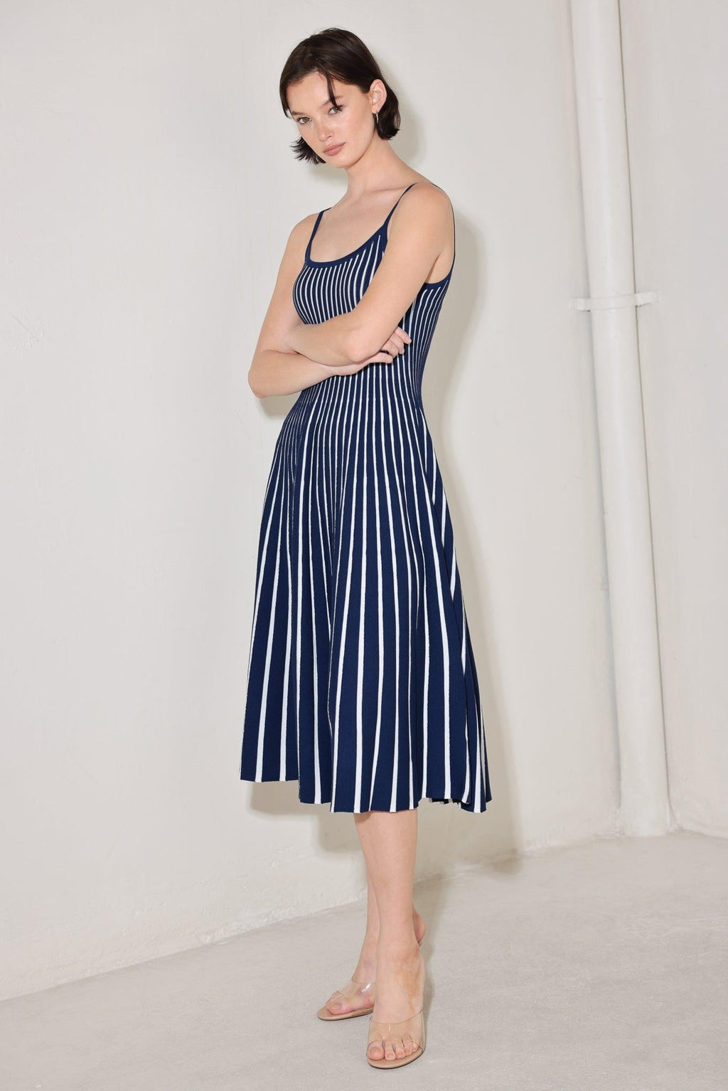 BOARDWALK BEAUTY SWEATER MIDI DRESS
