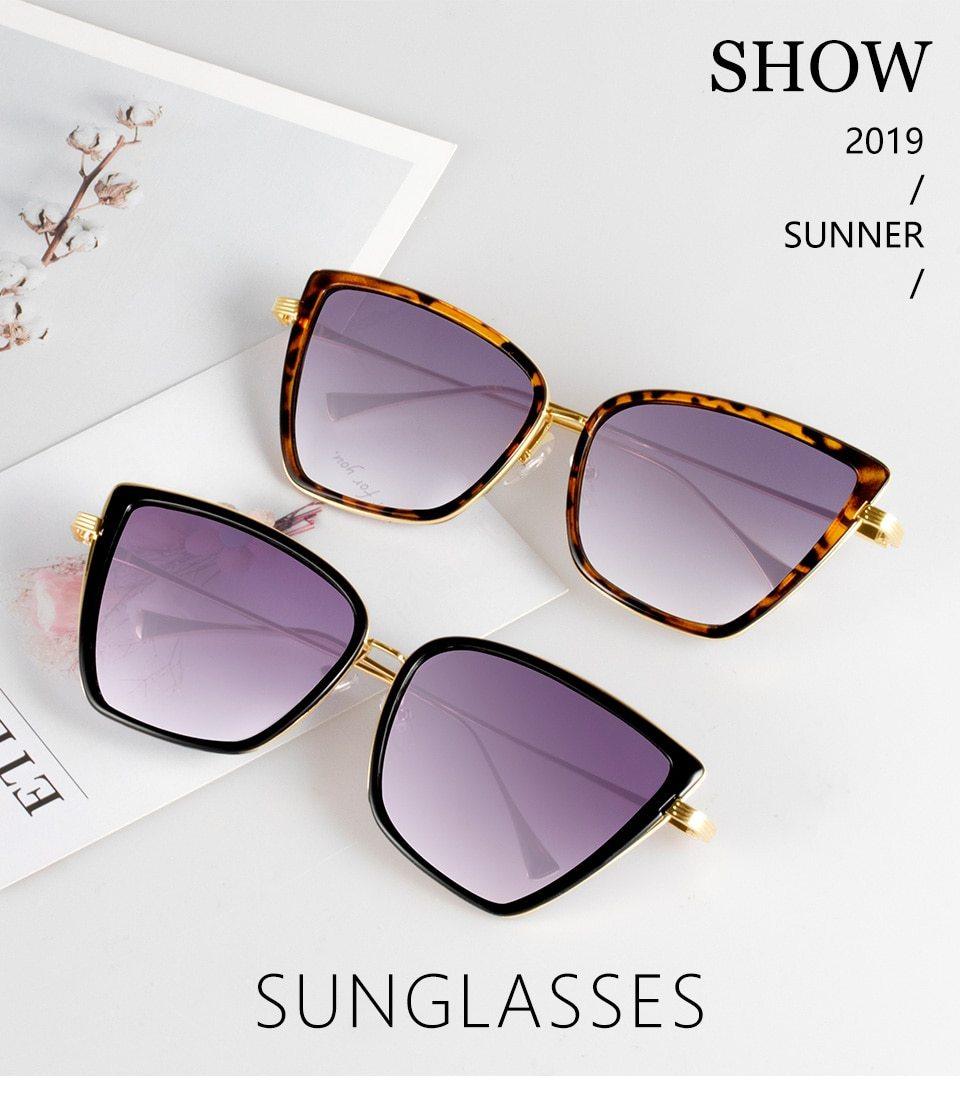 2021 New Cateye Sunglasses for Women In Vintage Metal Glasses Style For Women And Lady With  Mirror Retro  Glasses And UV400 Protection