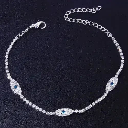 Vintage Bule Evil Eye Anklet Bracelet Beach Women Anklet | Femstylo
