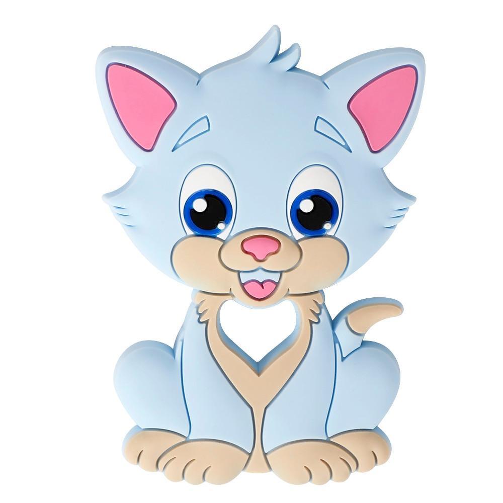 Baby Silicone Teethers BPA Free Teething Toy Animal Dog Koala Owl Elephant Baby Ring Teether Silicone Beads For Kids and Baby