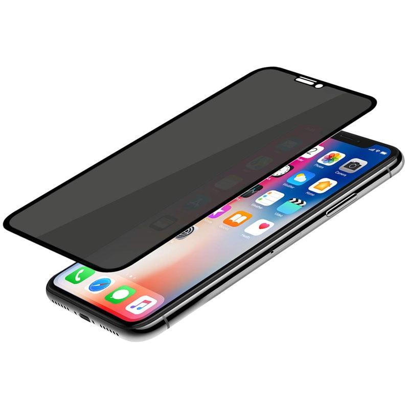 3Pcs Full Cover Black Edge Anti-spy Tempered Glass  Private Screen Protector For iPhone 14 13 12 11 Pro MAX X XS Max XR 7 8 Plus Tempered Glass Full Glue Edge to Edge scratchproof Guard Screen Guard for iPhone