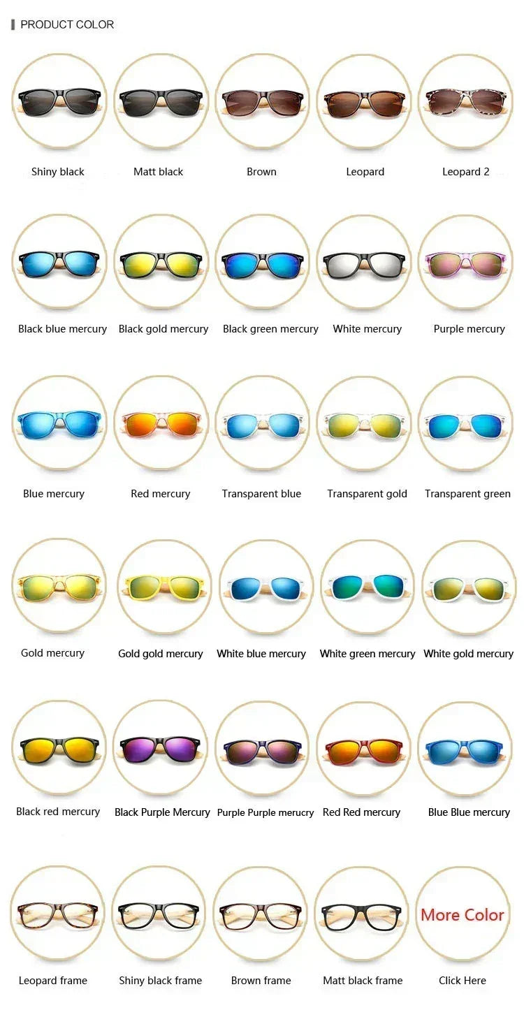 Ralferty Retro Wood Sunglasses Men Bamboo Sunglass Women Brand Sport Goggle Mirror UV400 Sun Glasses Male Shades lunette oculos