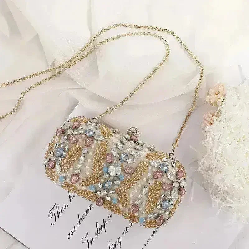 Luxury Rhinestone Clutch Bag - Wedding & Party Purse | Femstylo