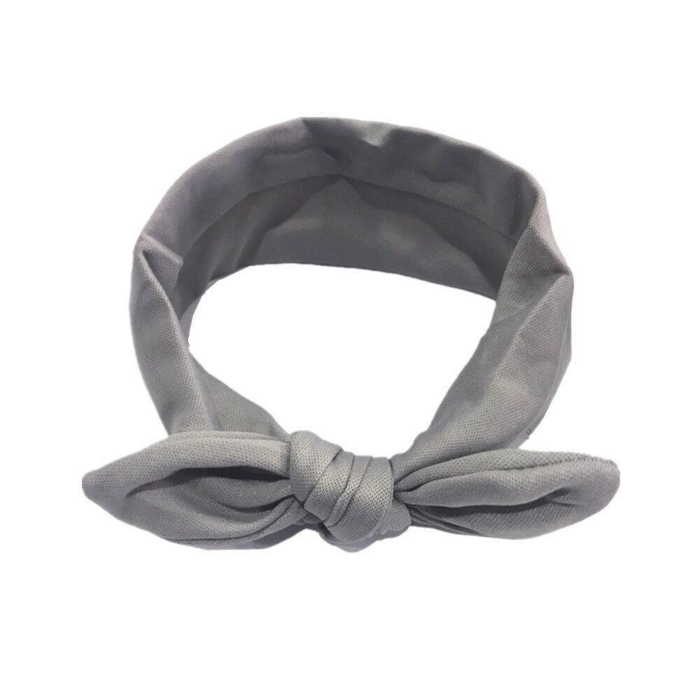Baby Solid Bowknot Hairband Cute Soft Head Elastic Headband Princess Cute Headband Headwear Hair Accessories For Girls