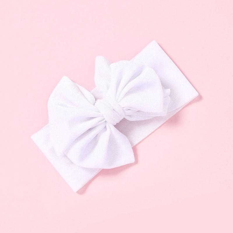 Baby Headband Big Bowknot Baby Girl Bright Colors Headband For Newborn Bow Hair Band Children Head Wrap Hair Accessories