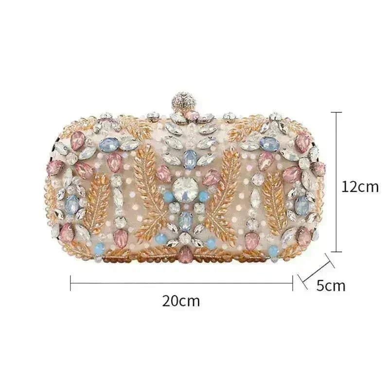 Luxury Rhinestone Clutch Bag - Wedding & Party Purse | Femstylo