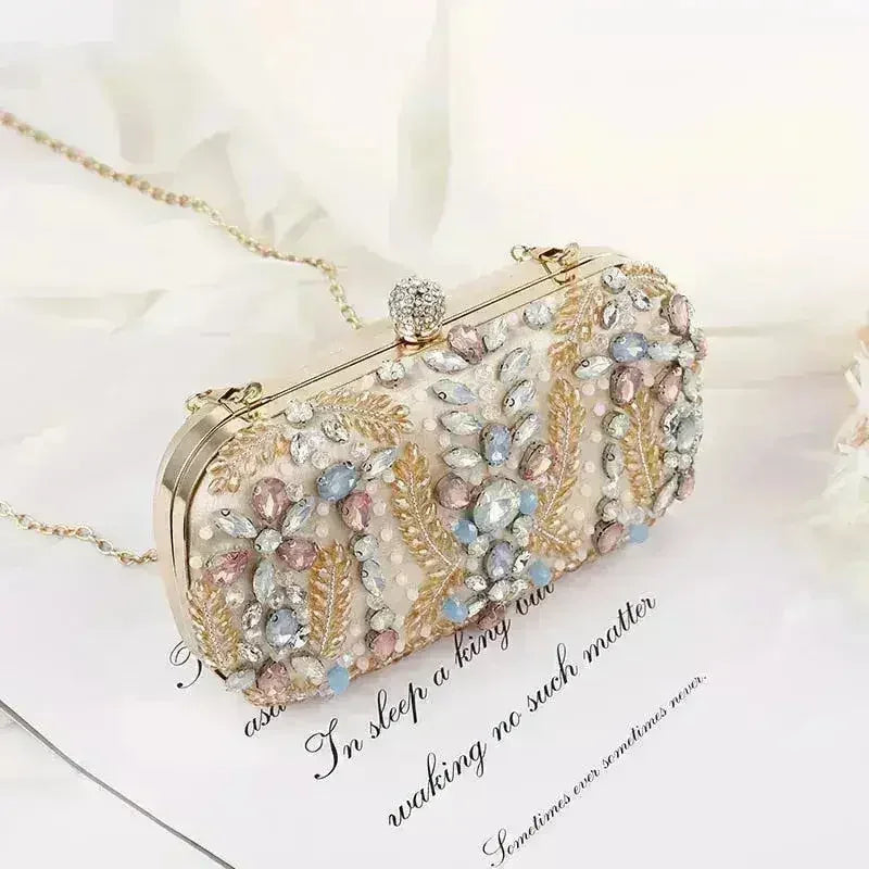 Luxury Rhinestone Clutch Bag - Wedding & Party Purse | Femstylo